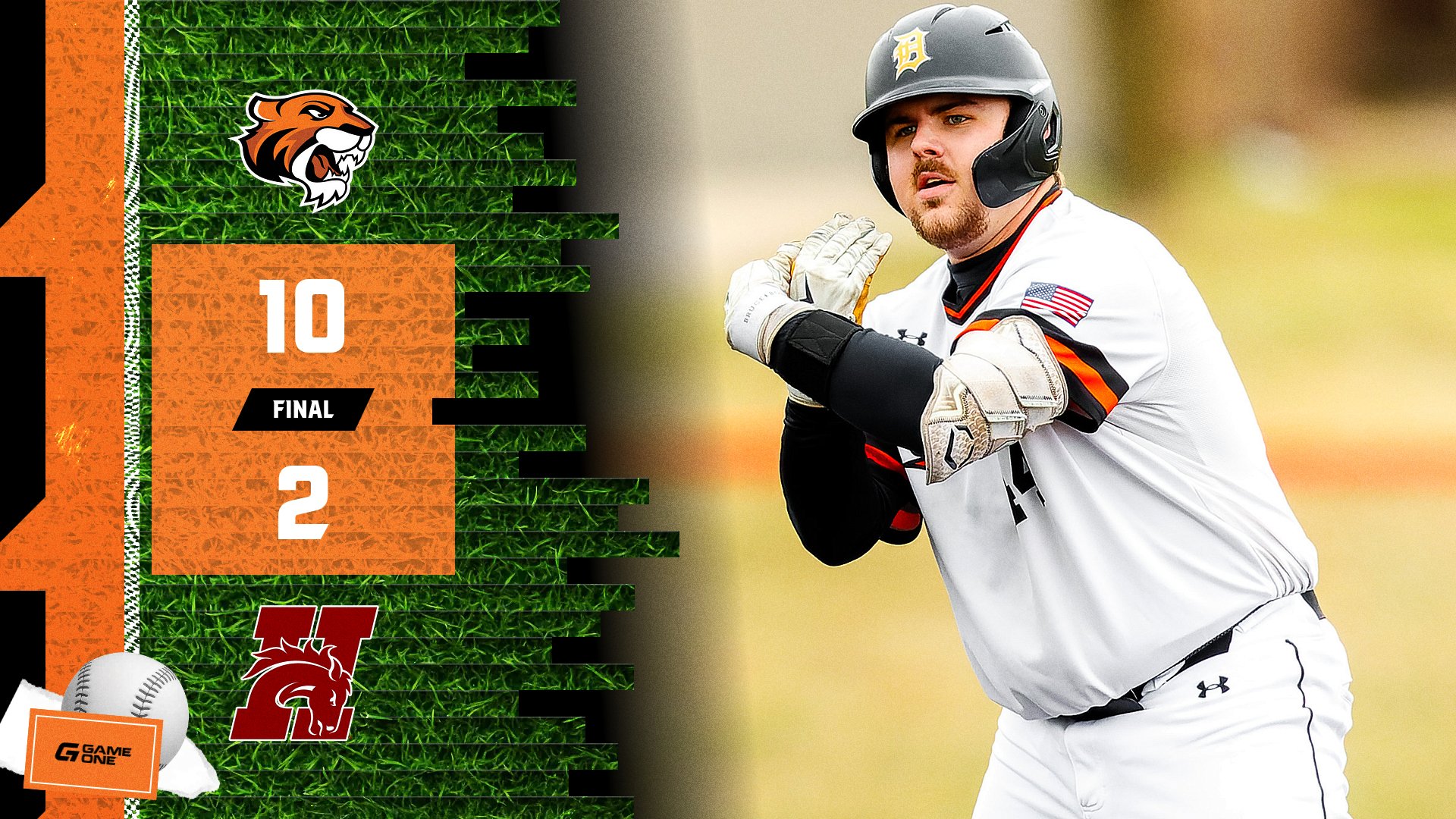 Baseball Explodes in Extras to Take Game One
