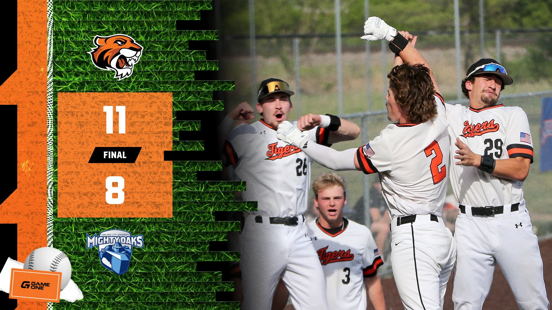 Baseball Start NAIA Opening Round with Offensive Performance