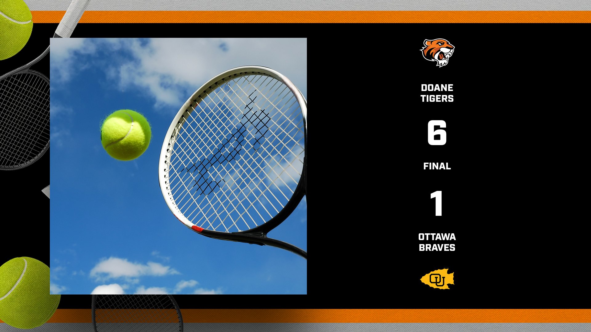 Men's Tennis Snags First Win from Ottawa Since 2017