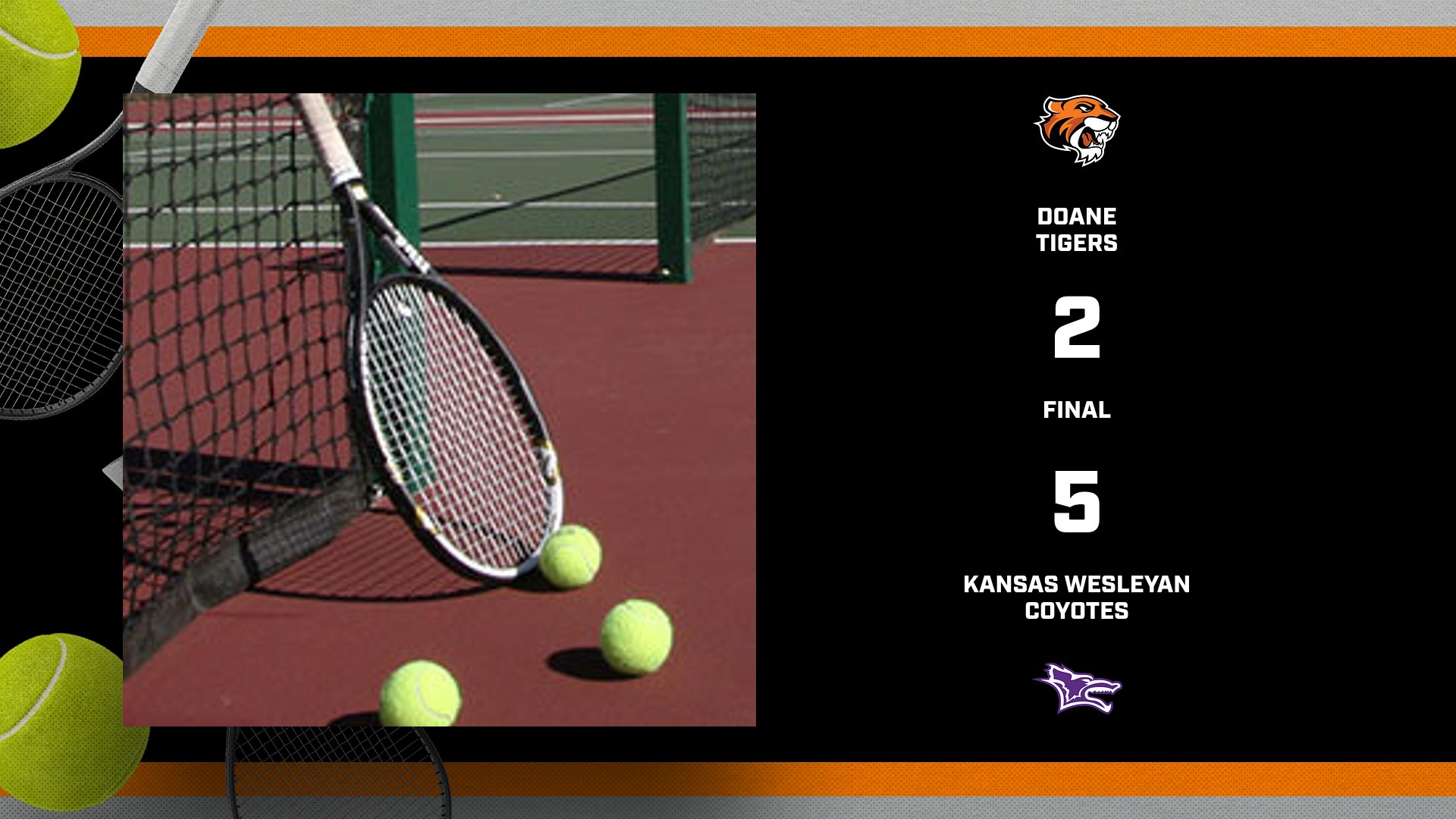Men's Tennis Falls as Two Tie-break Finishes Go To KWU