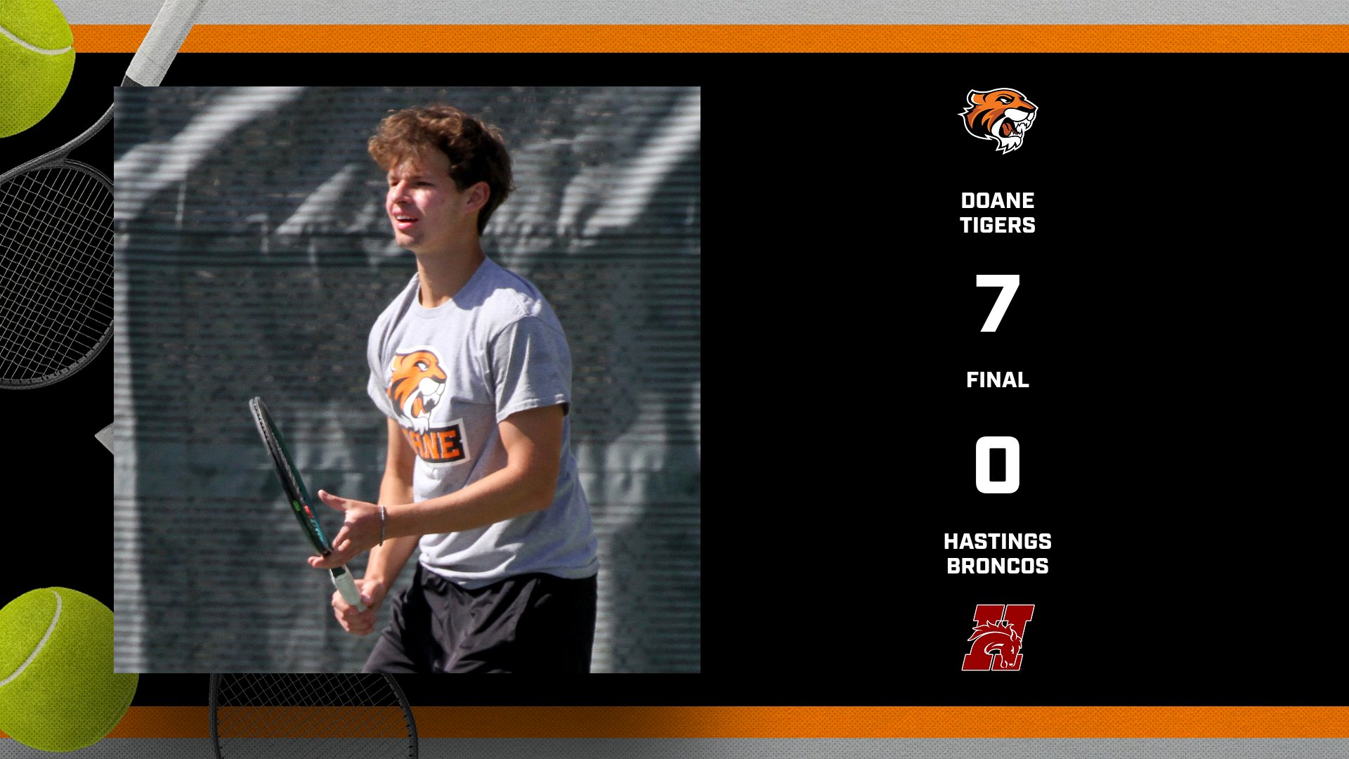 Men's Tennis Blanks Hastings to Open GPAC Action