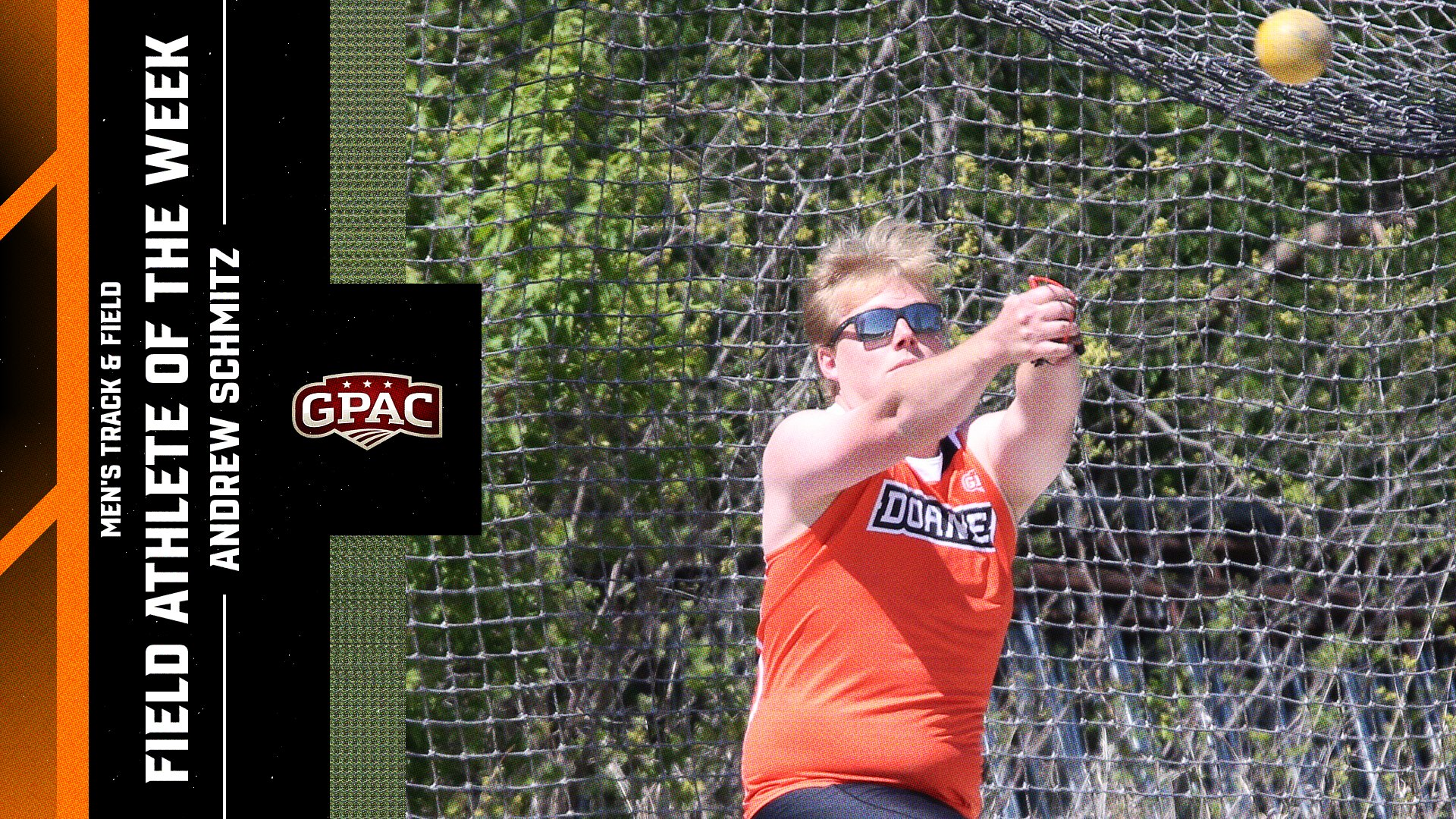 Schmitz Tabbed GPAC Field Athlete of the Week