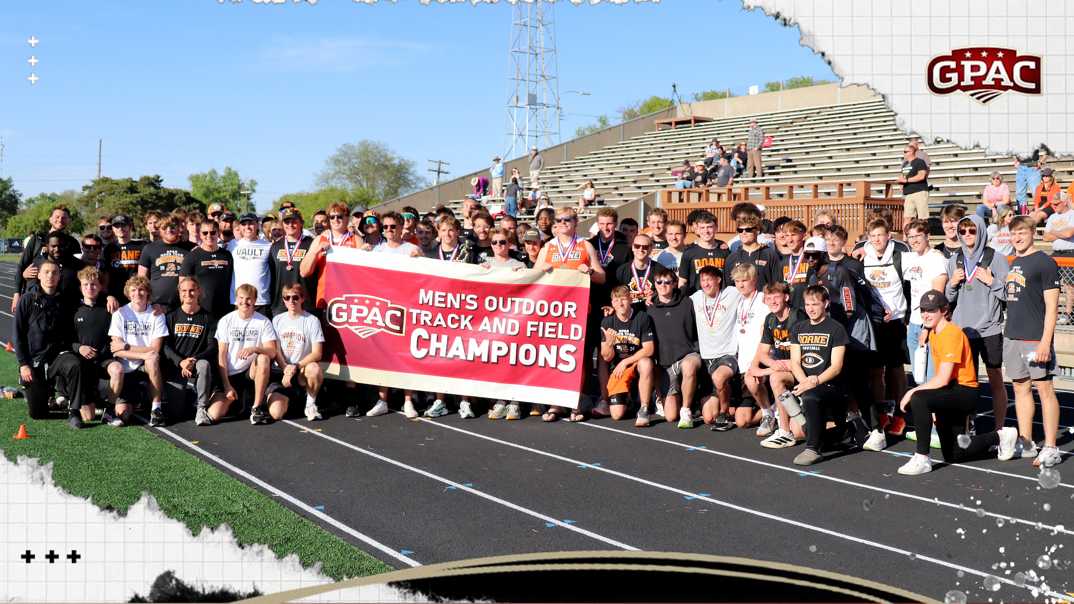 Men's Track and Field Wins GPAC Championship