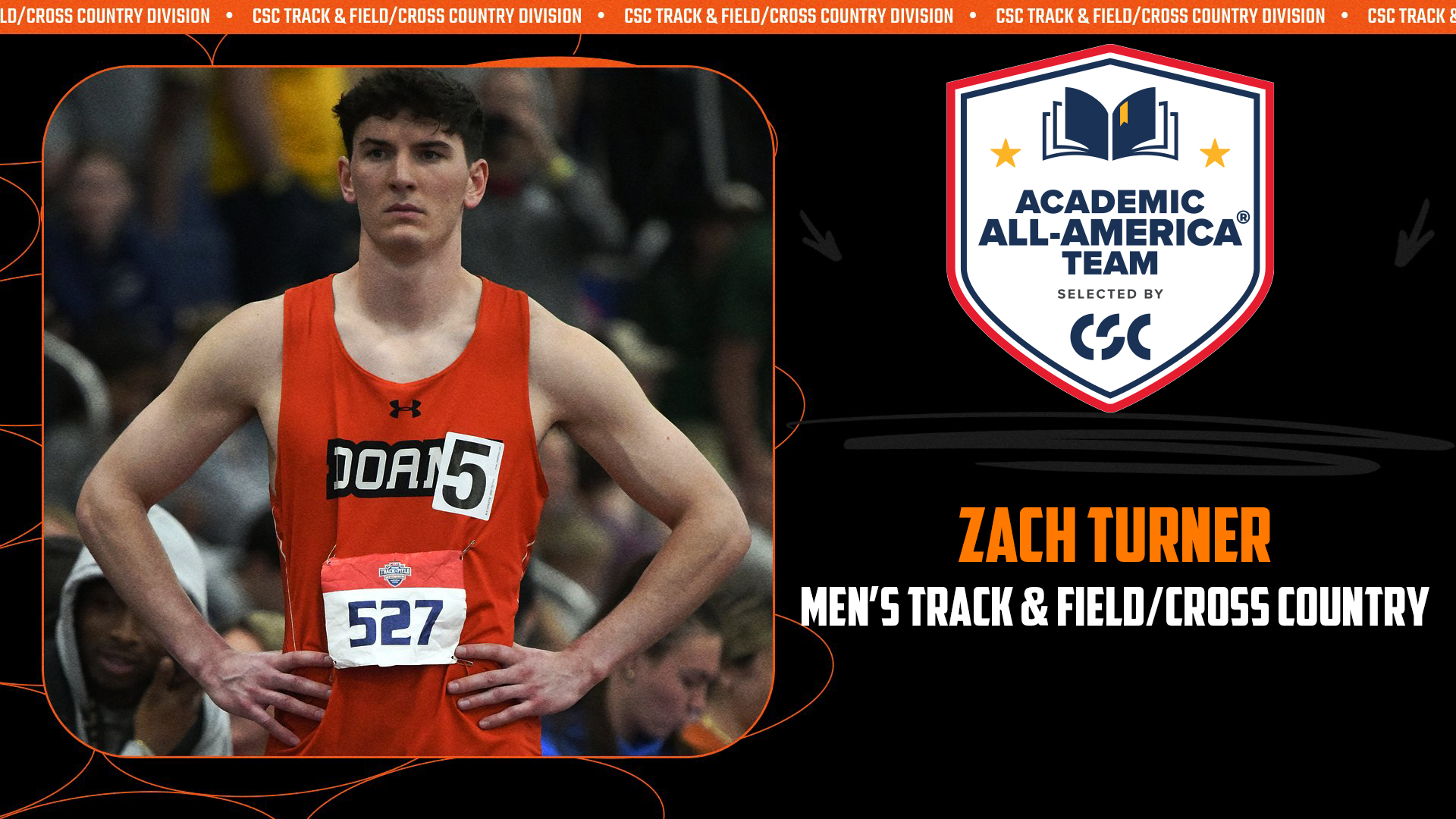 Turner Named Academic All-American by CSC