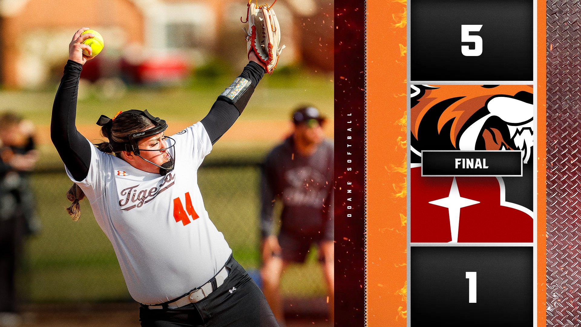 McDonald Shuts Down Red Raiders to Garner Split