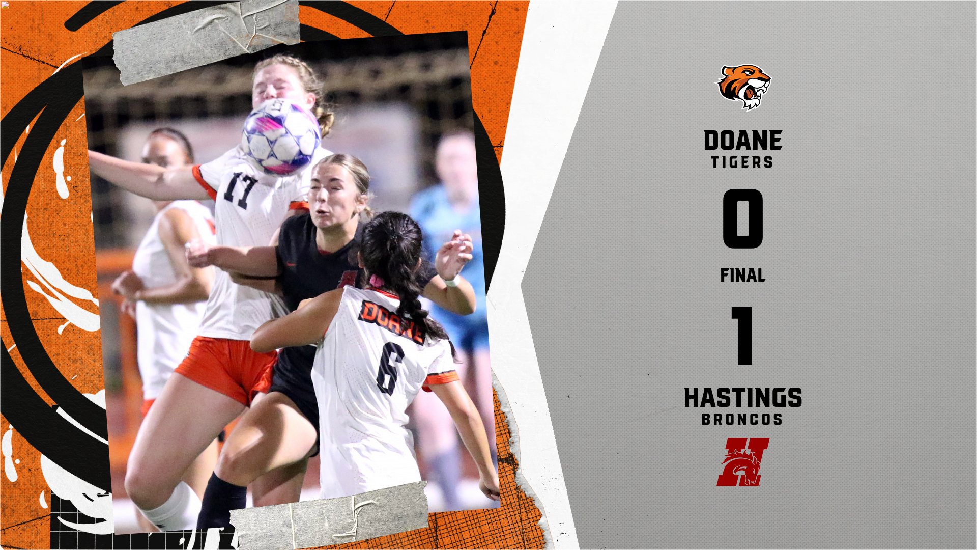 Women's Soccer Edged by Hastings, 1-0