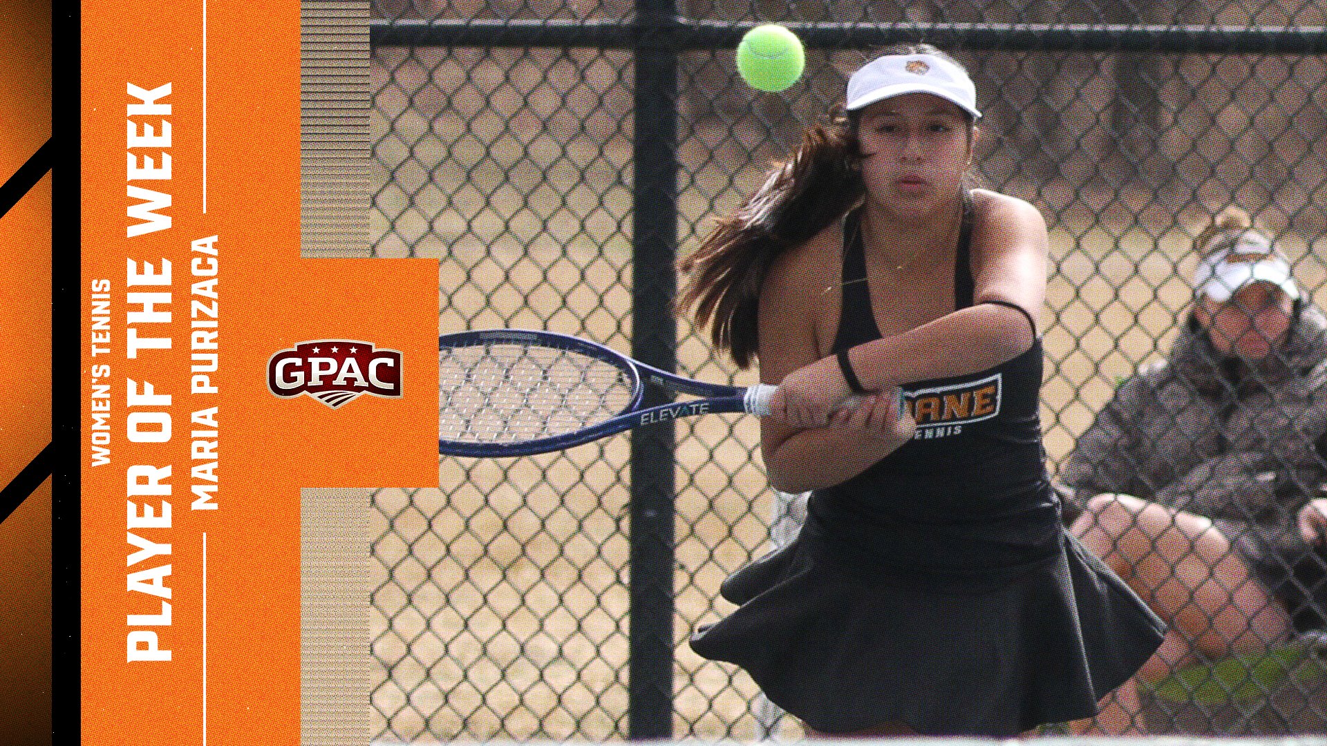 Purizaca Named Women's Tennis Player of the Week