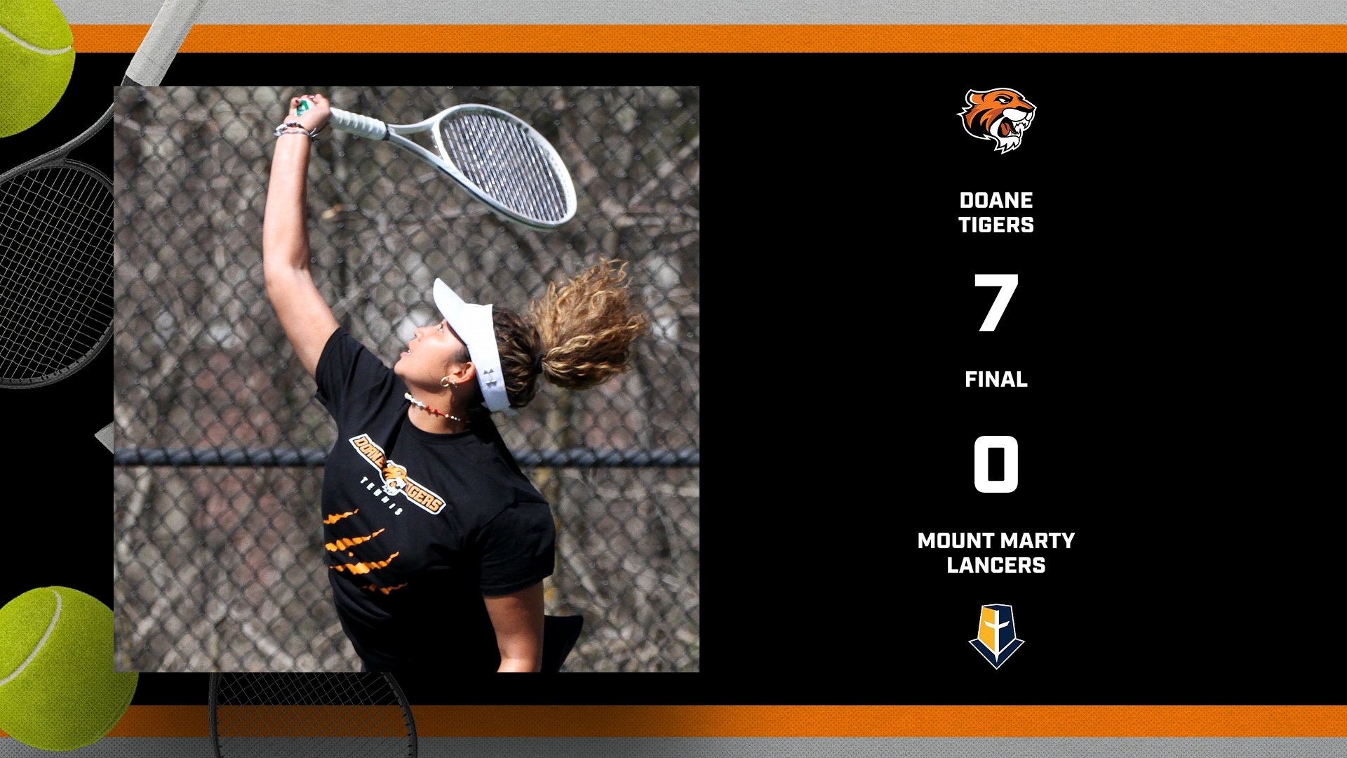 Women's Tennis Blanks Mount Marty in GPAC Home Opener