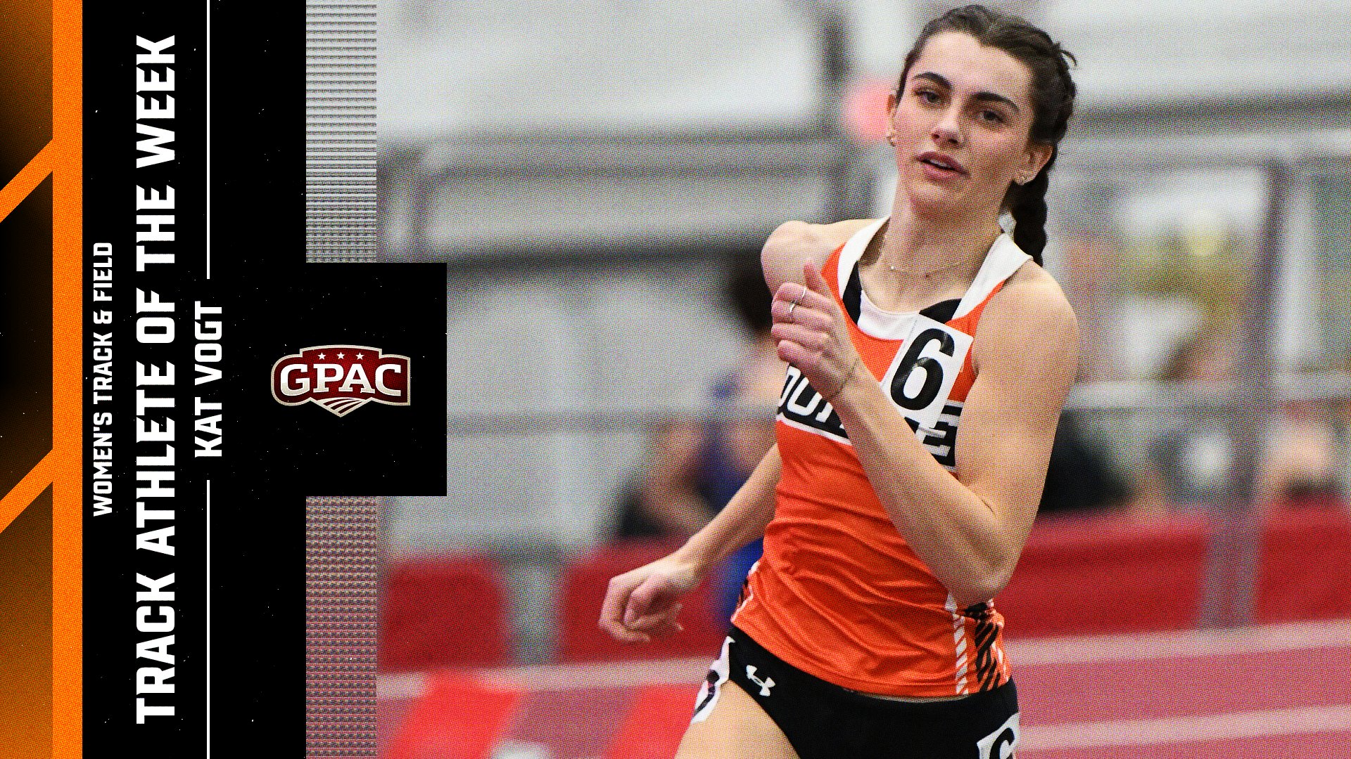 Vogt Races to GPAC Track Weekly Honor