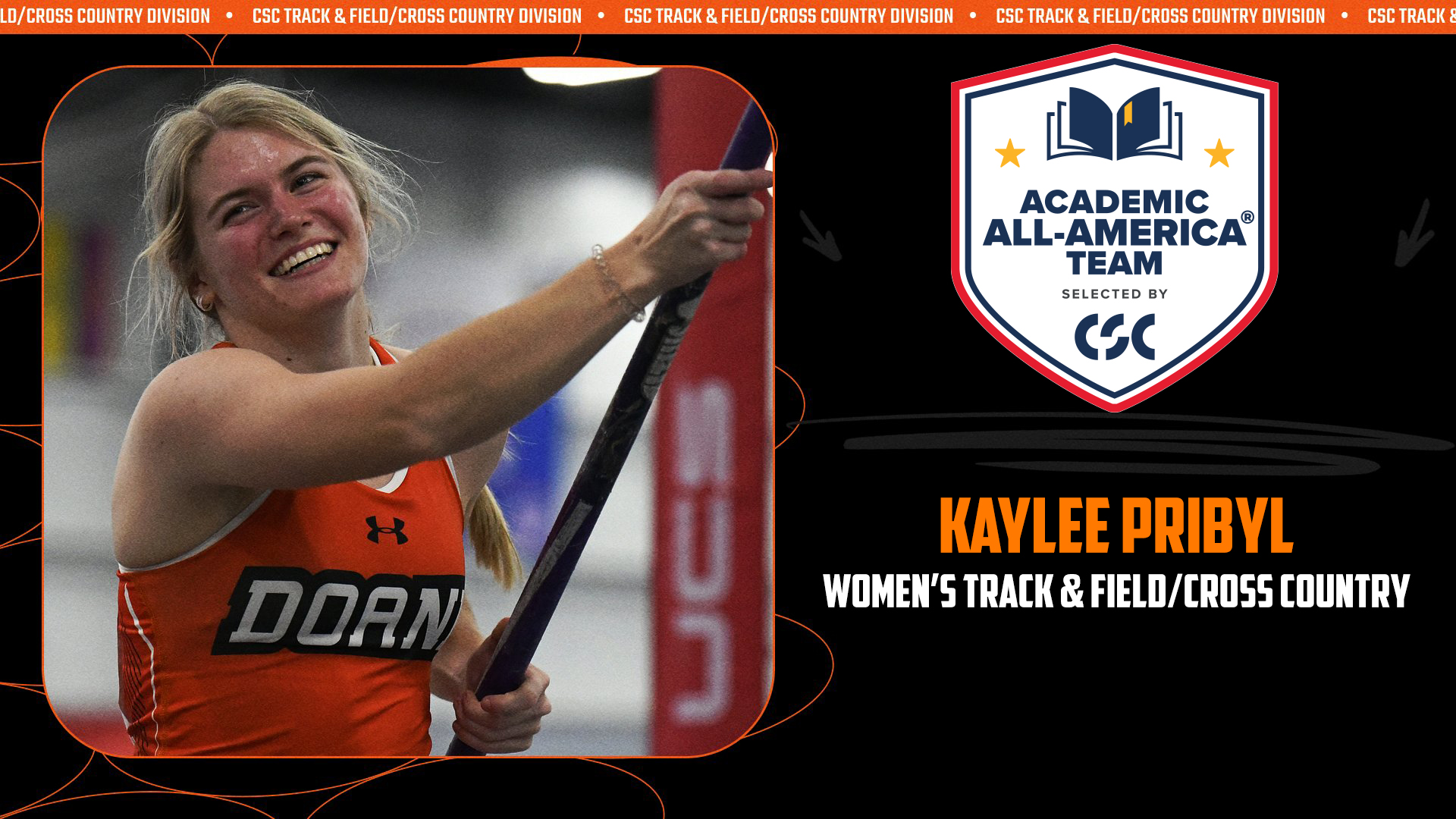 Pribyl Named to CSC Academic All-America Team