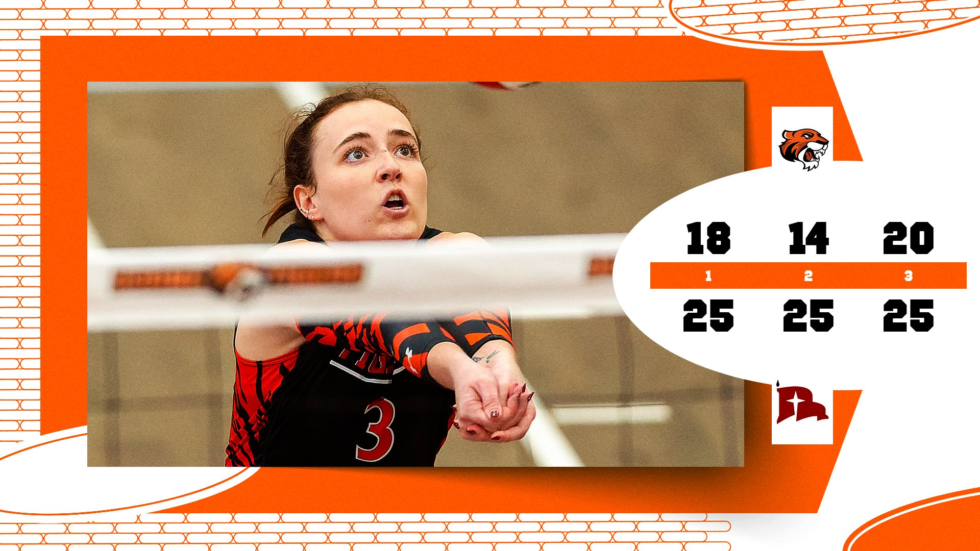 No. 7 Northwestern Holds Back Tiger Volleyball