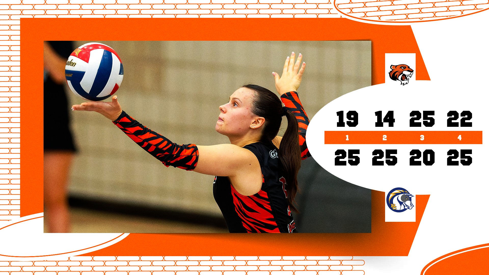 Volleyball Falls Behind Early, Downed by BCU