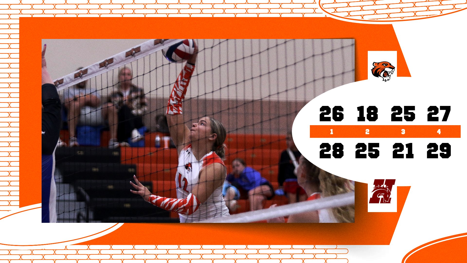 Raebel Paces Volleyball with 15 Kills at Hastings
