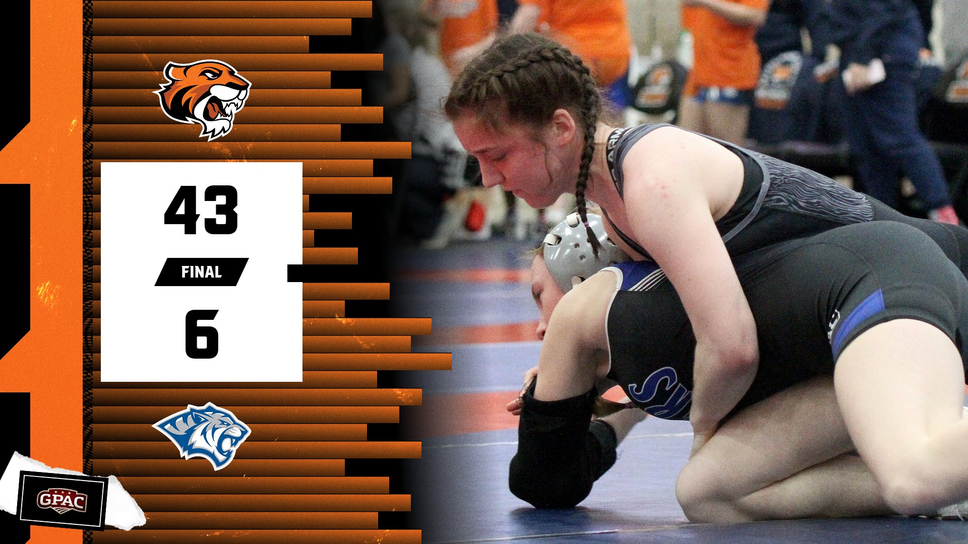 Women's Wrestling Downs DWU to Open GPAC Duals Event