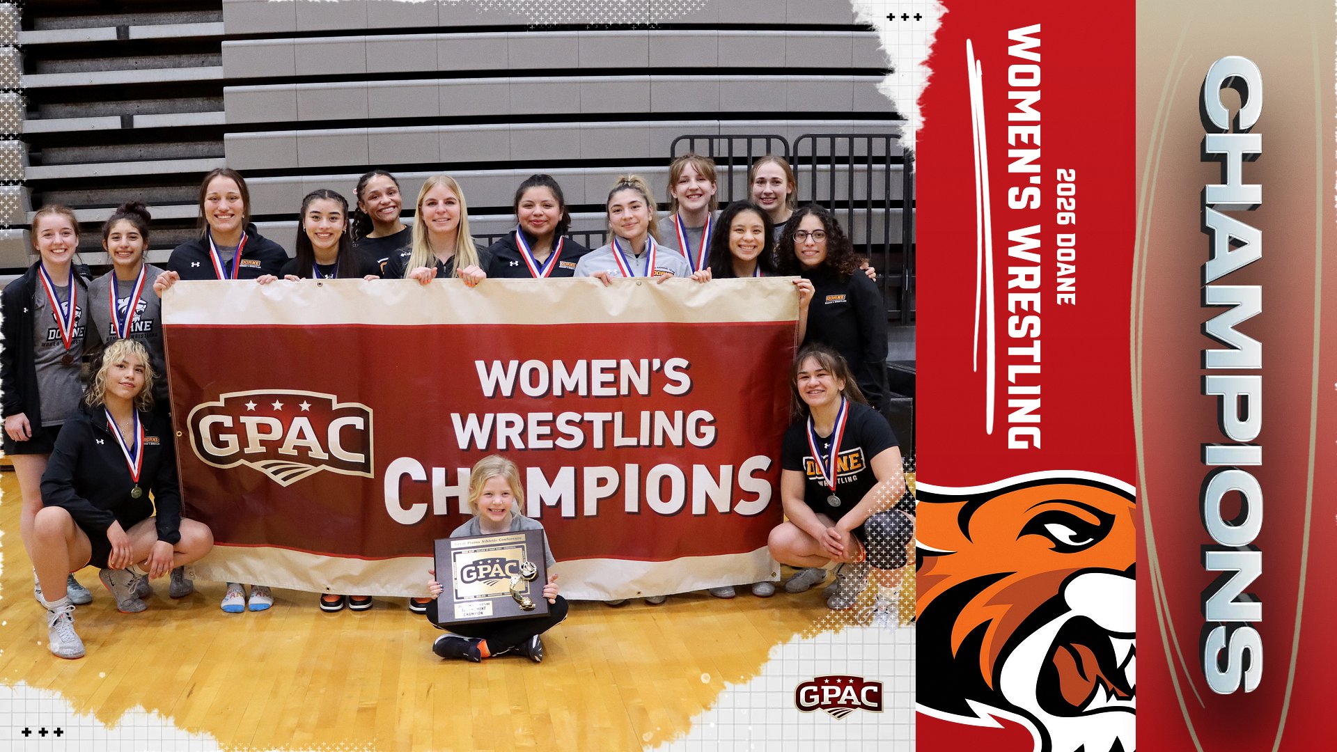 Women's Wrestling Rallies for Second GPAC Title